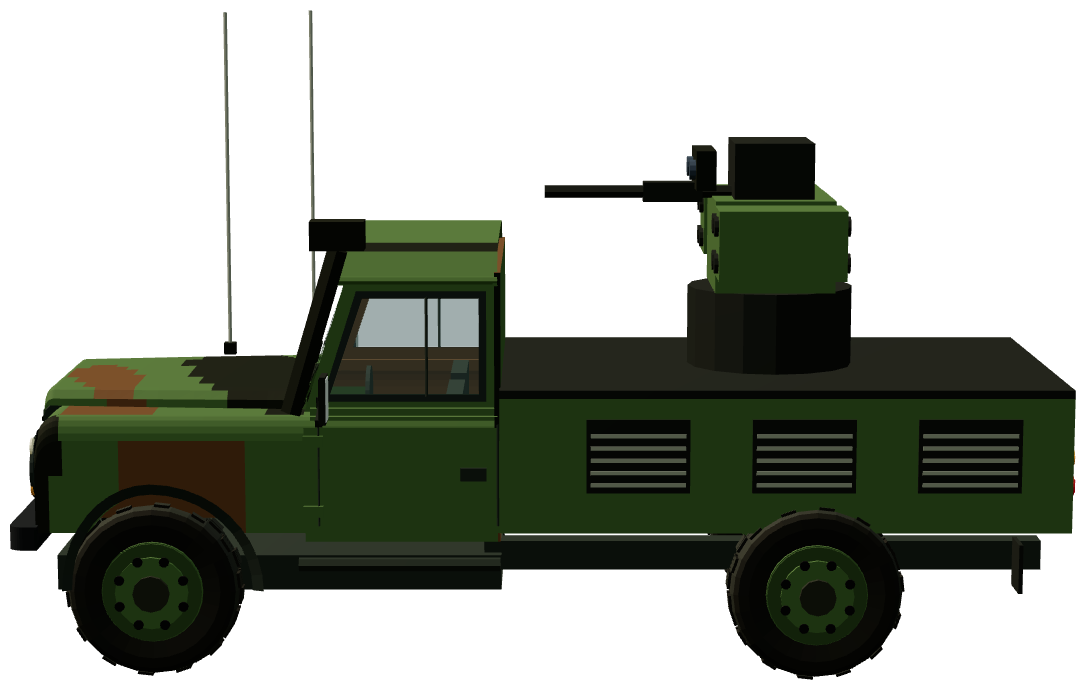 Zipkin PMADS Defender — side view, registry 3D render