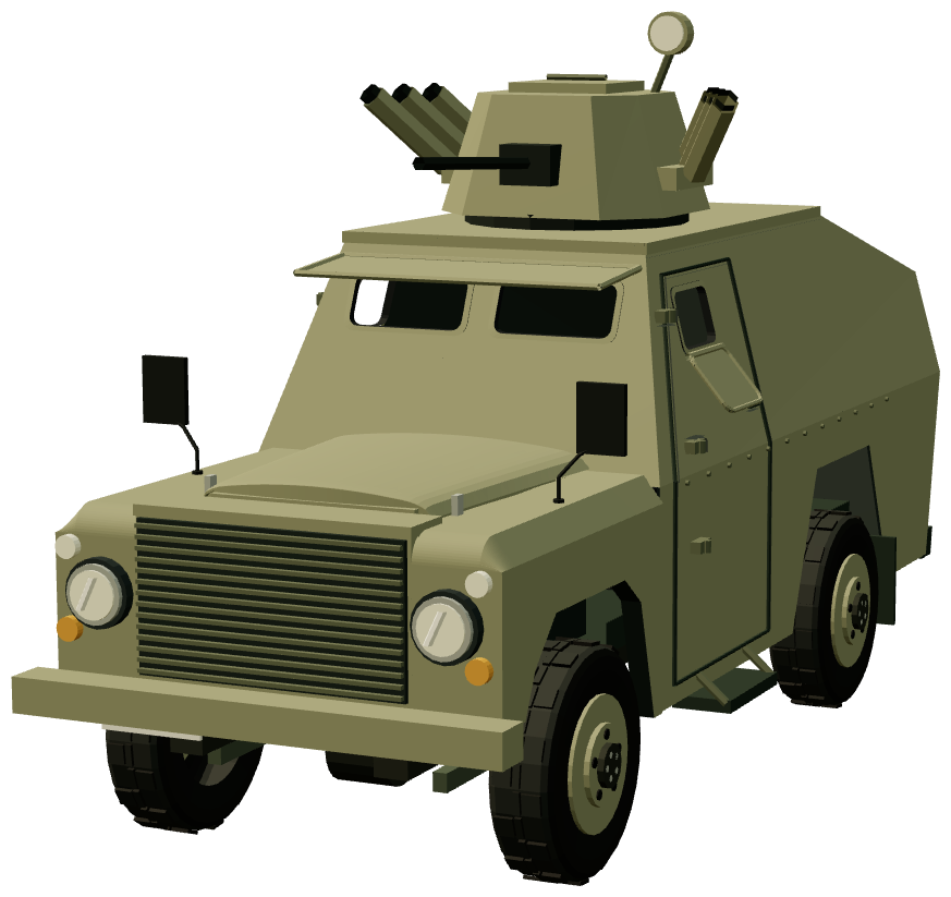 Military APV Gen 2.5 — front three-quarter render