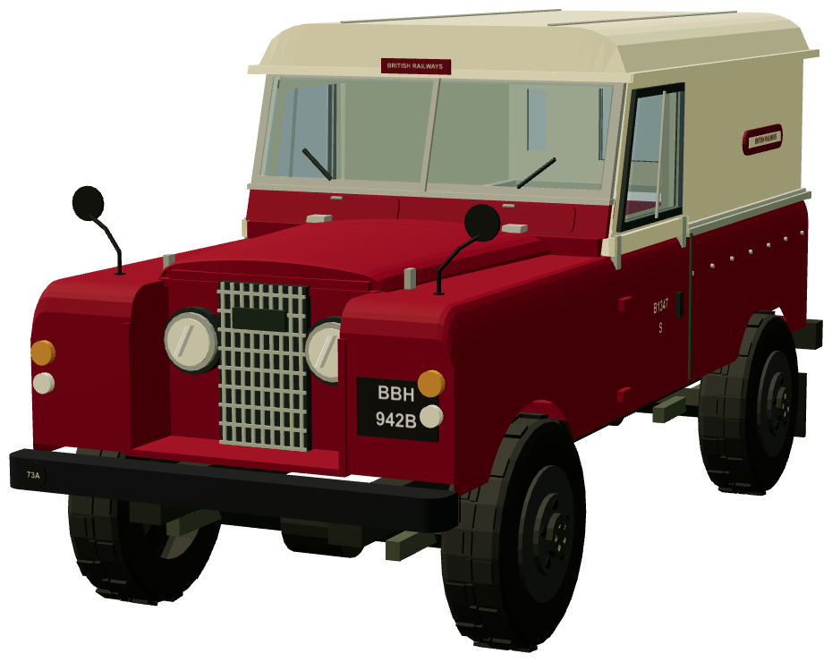 Railway Yard Runabout — front three-quarter render