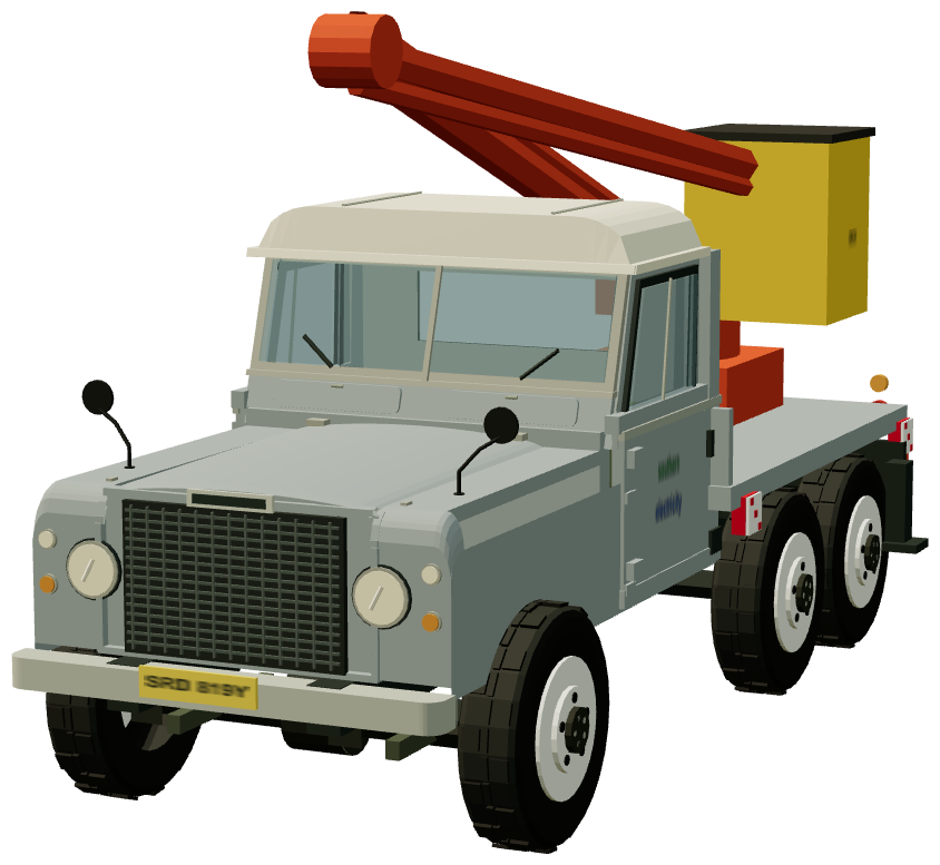 6×6 Cherry Picker — front three-quarter render
