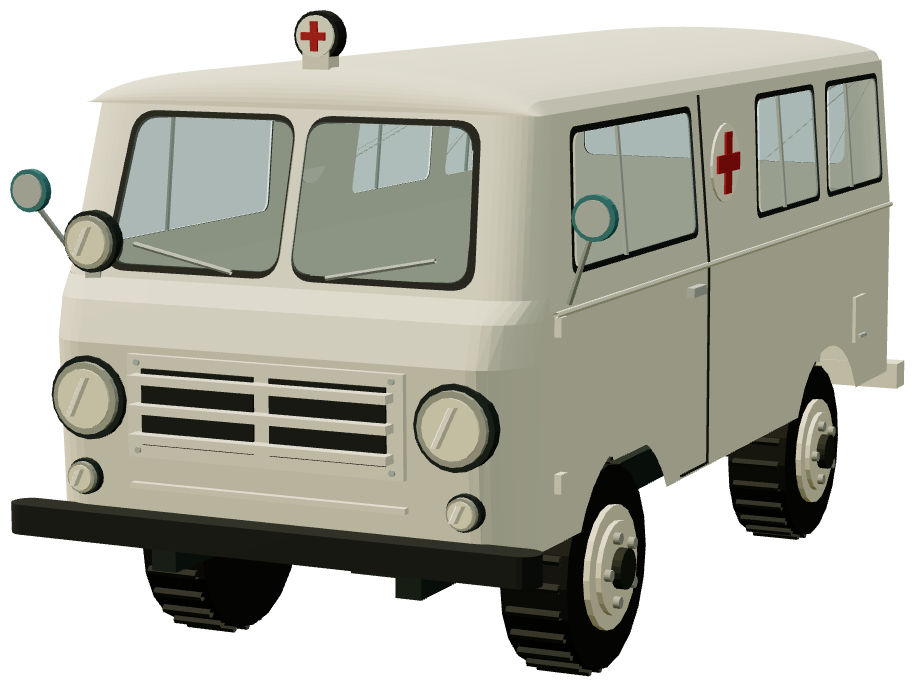 Venets Loaf Ambulance — front three-quarter render