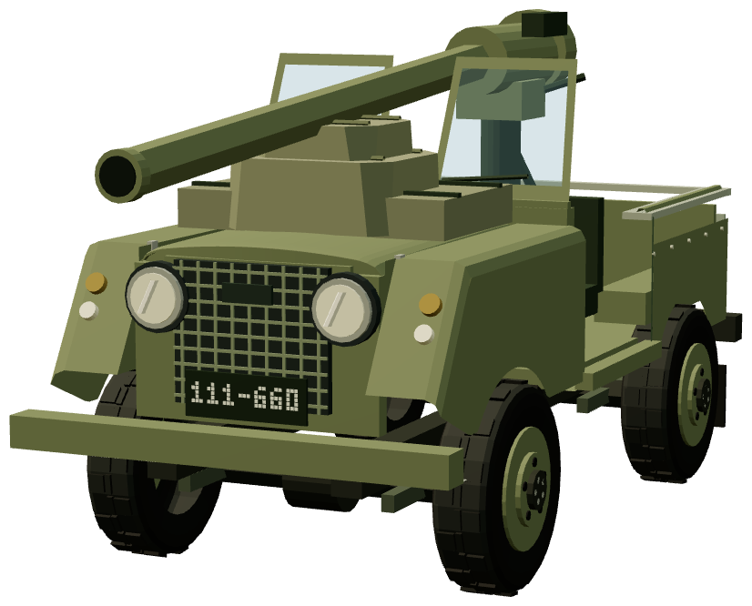 Gen 2 Gun Buggy — front three-quarter render