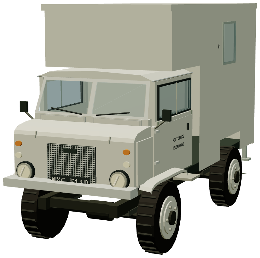 Telephones Cabling Test Van — front three-quarter render