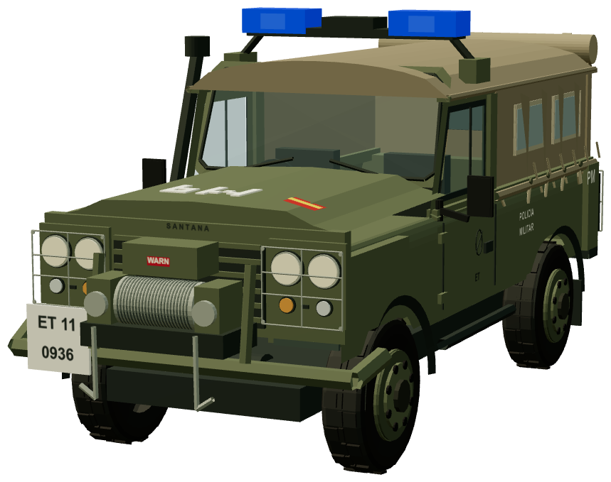 Policía Militar Sierra — front three-quarter render