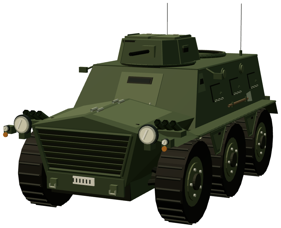 Brinklow Rampart FV603 — front three-quarter render