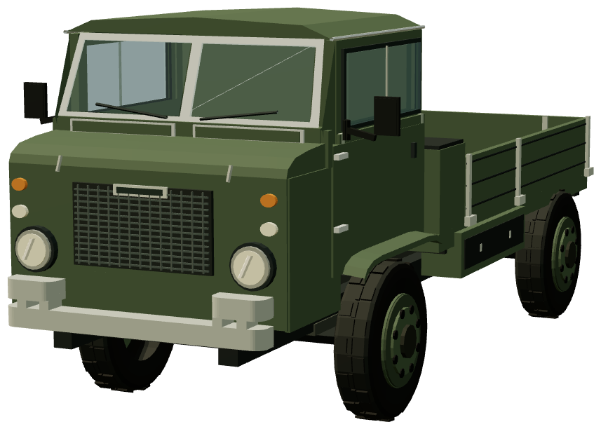 V8 forward control — front three-quarter render