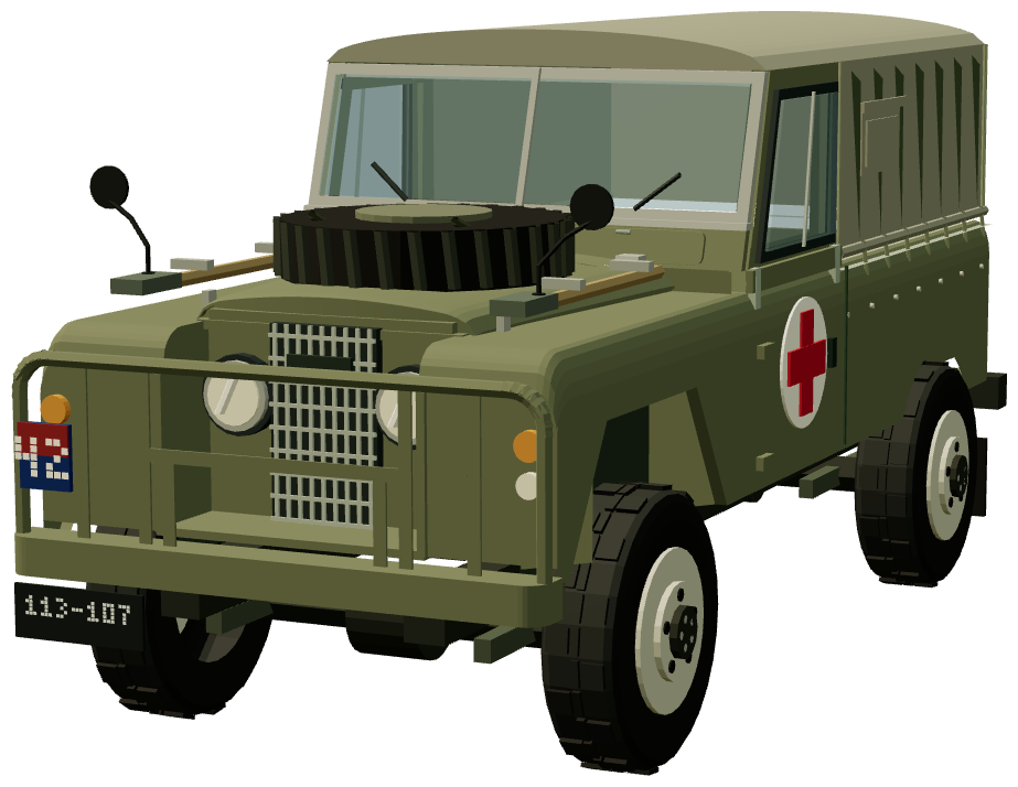 Outback ambo — front three-quarter render