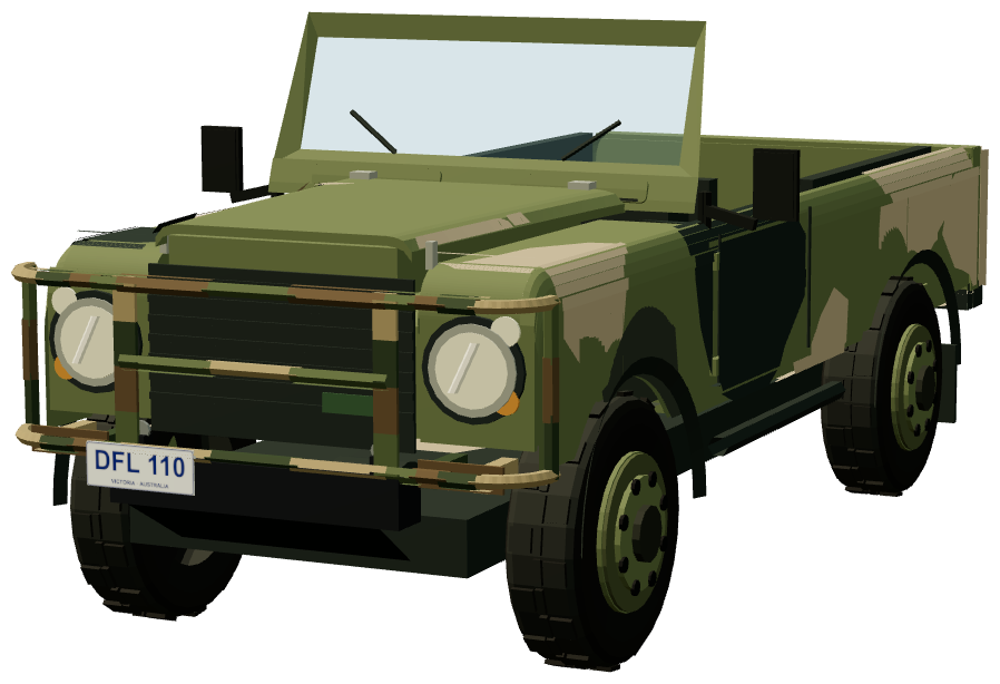 Outback 4×4 No Roof — front three-quarter render