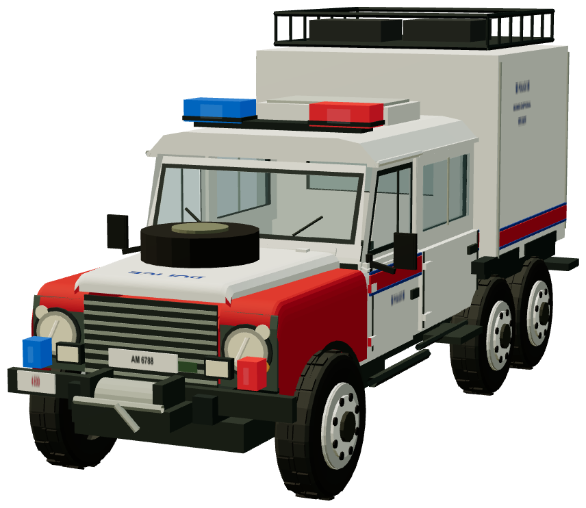 Runner Police EOD — front three-quarter render