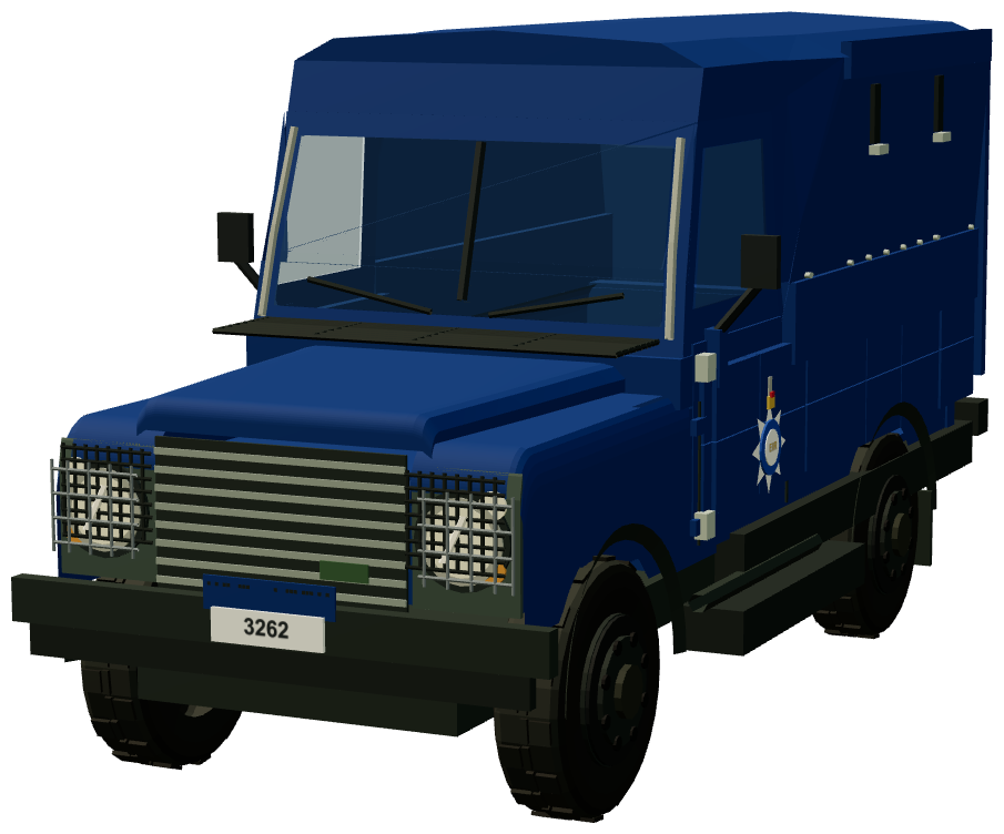Escort Armoured Runner — front three-quarter render