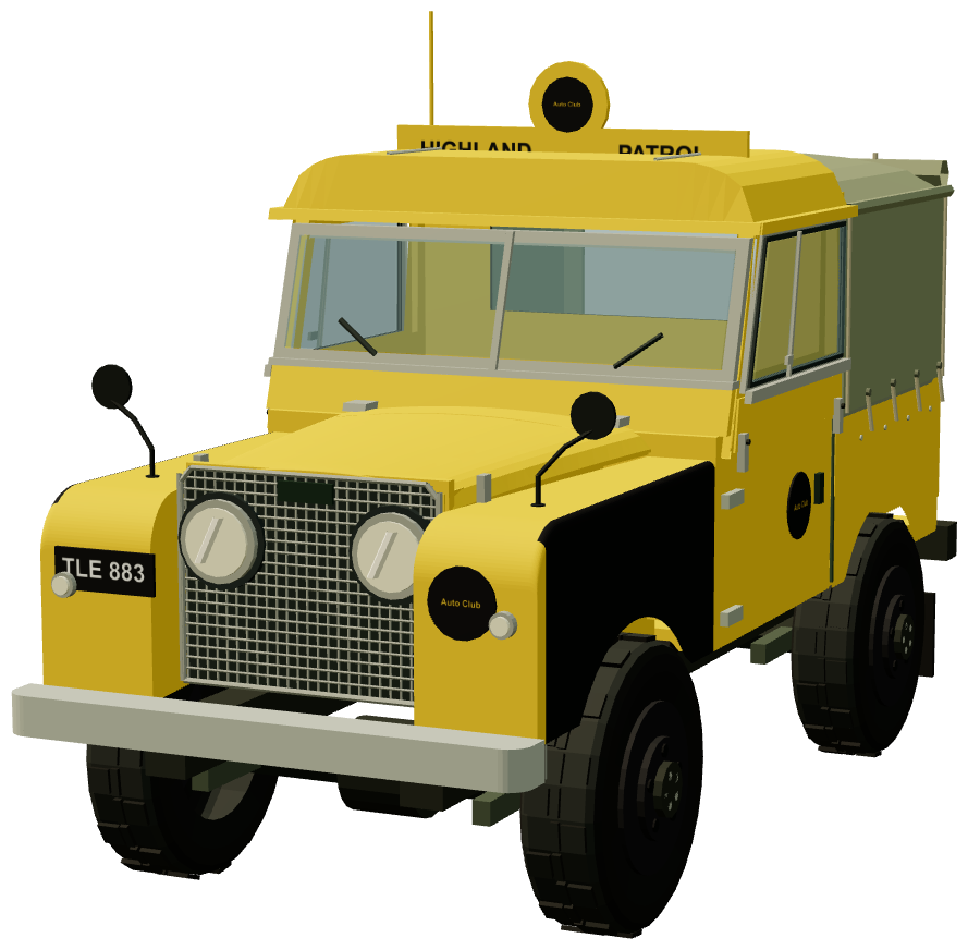 Auto Club Highland Patrol Gen 1 — front three-quarter render