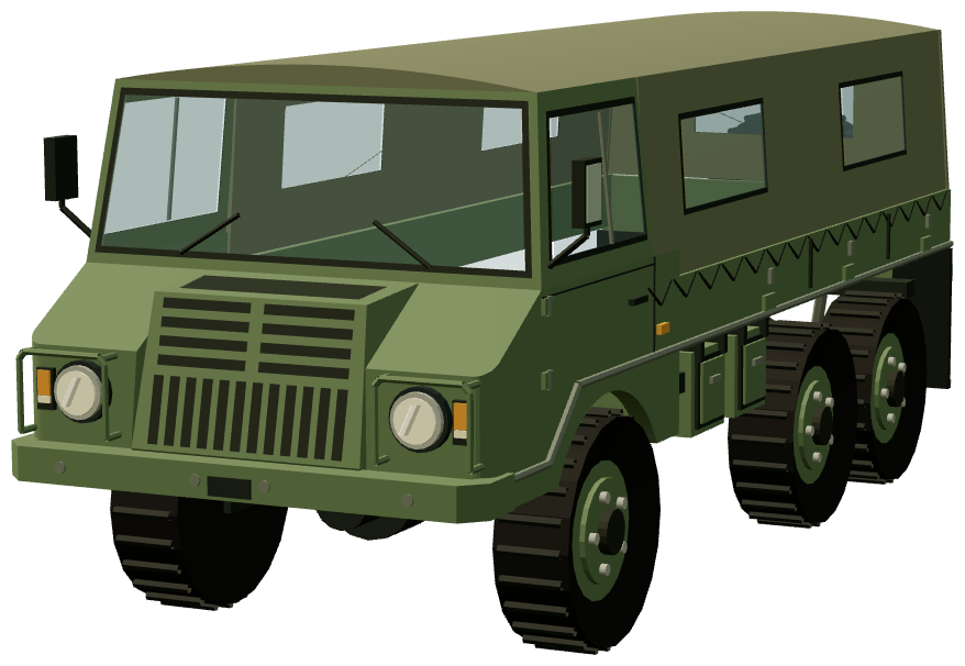 Semmering Packhorse 6x6 — front three-quarter render