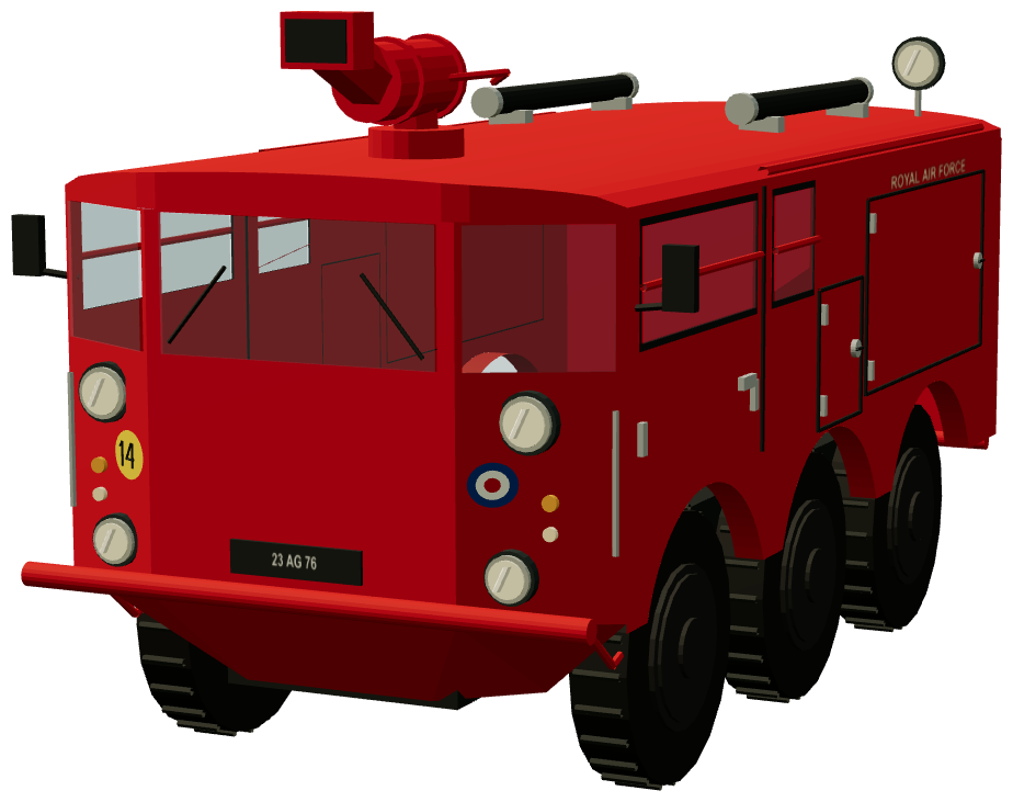 Brinklow Ember Crash Tender — front three-quarter render