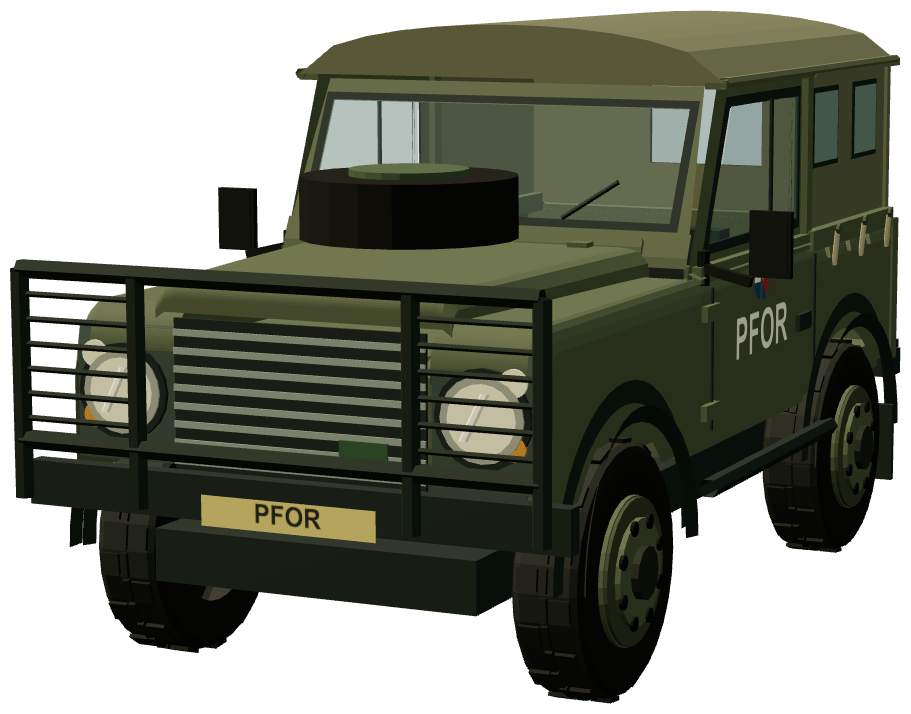 Euro Army Runner Shorty — front three-quarter render