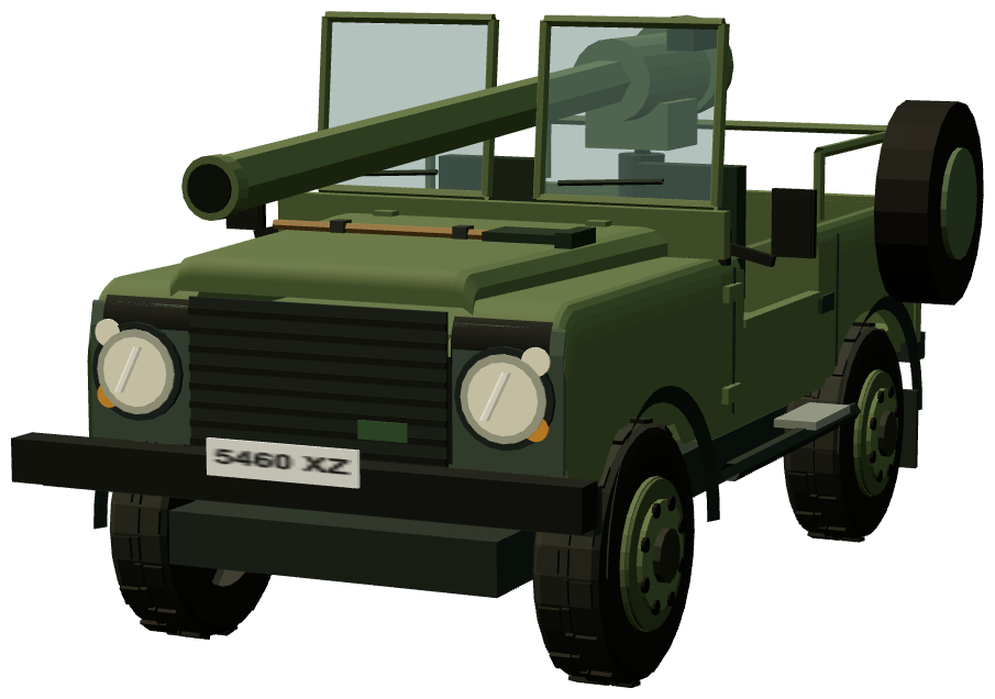 Runner Gunship — front three-quarter render