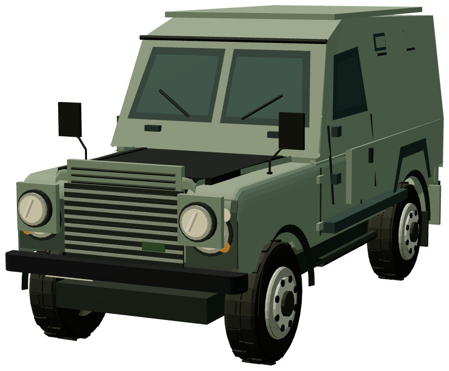 Military APV Gen 3 Prototype — front three-quarter render
