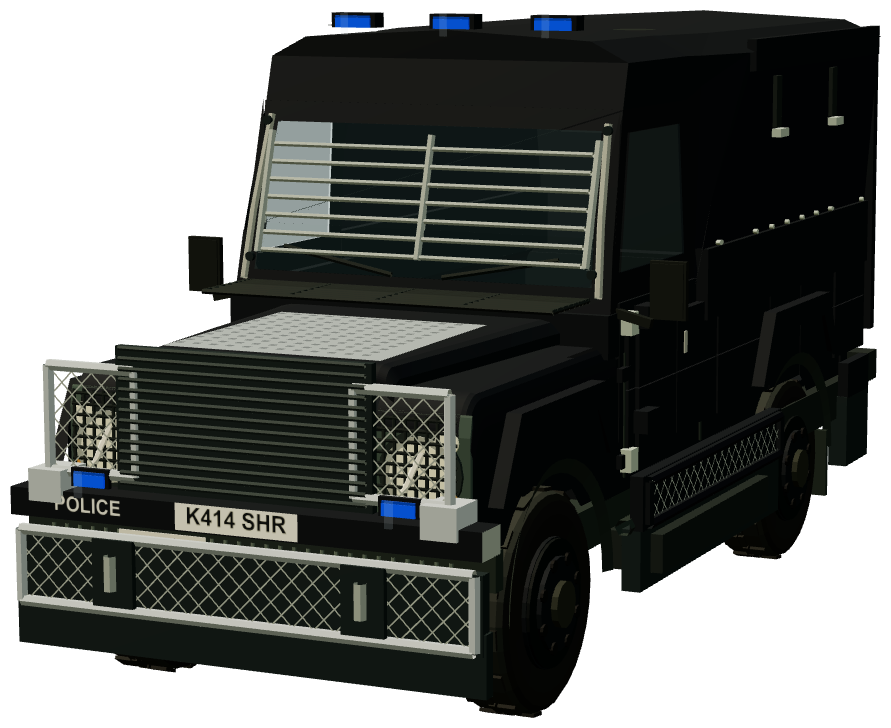 Bastion Armoured Runner Prototype — front three-quarter render