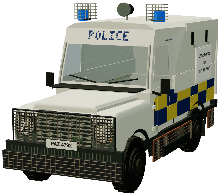 Global Industries Armoured Prototype — front three-quarter render