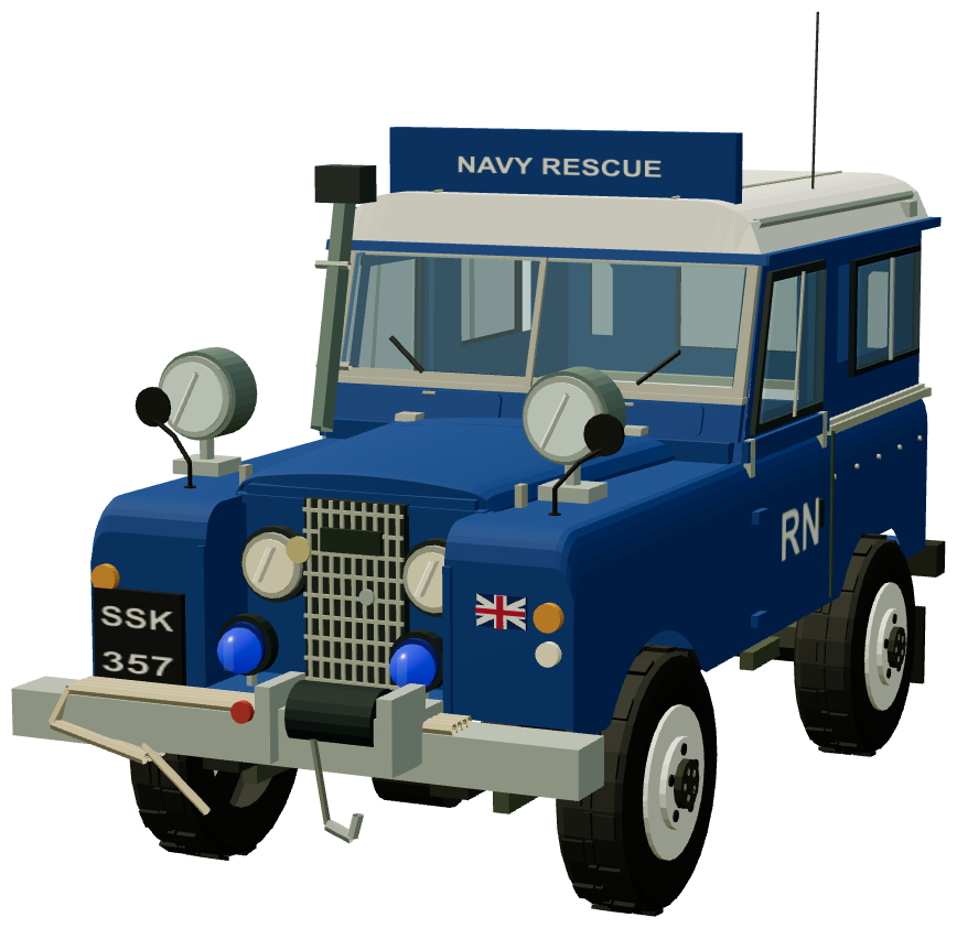 Navy Rescue — front three-quarter render