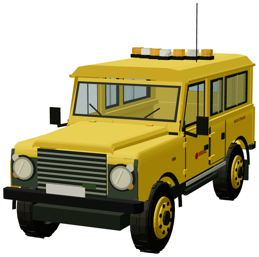 Lifeguard Runner — front three-quarter render