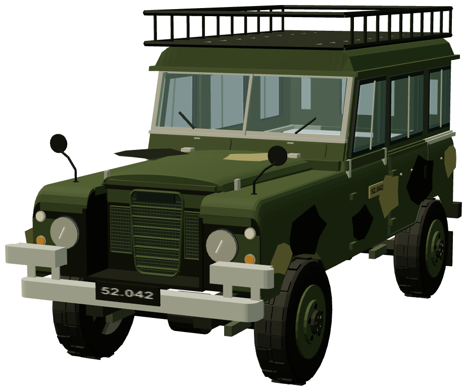 Euro Commander's caravan — front three-quarter render