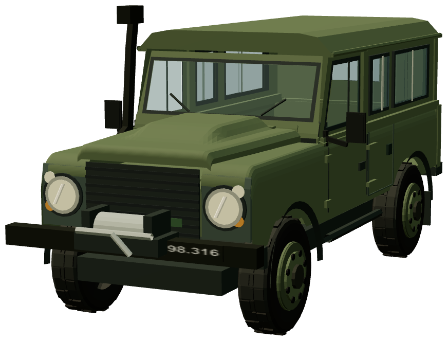 Euro comms truck — front three-quarter render