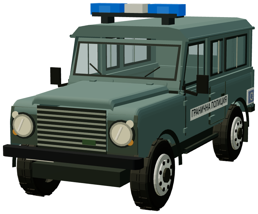 Bulgarian Border Police Runner — front three-quarter render
