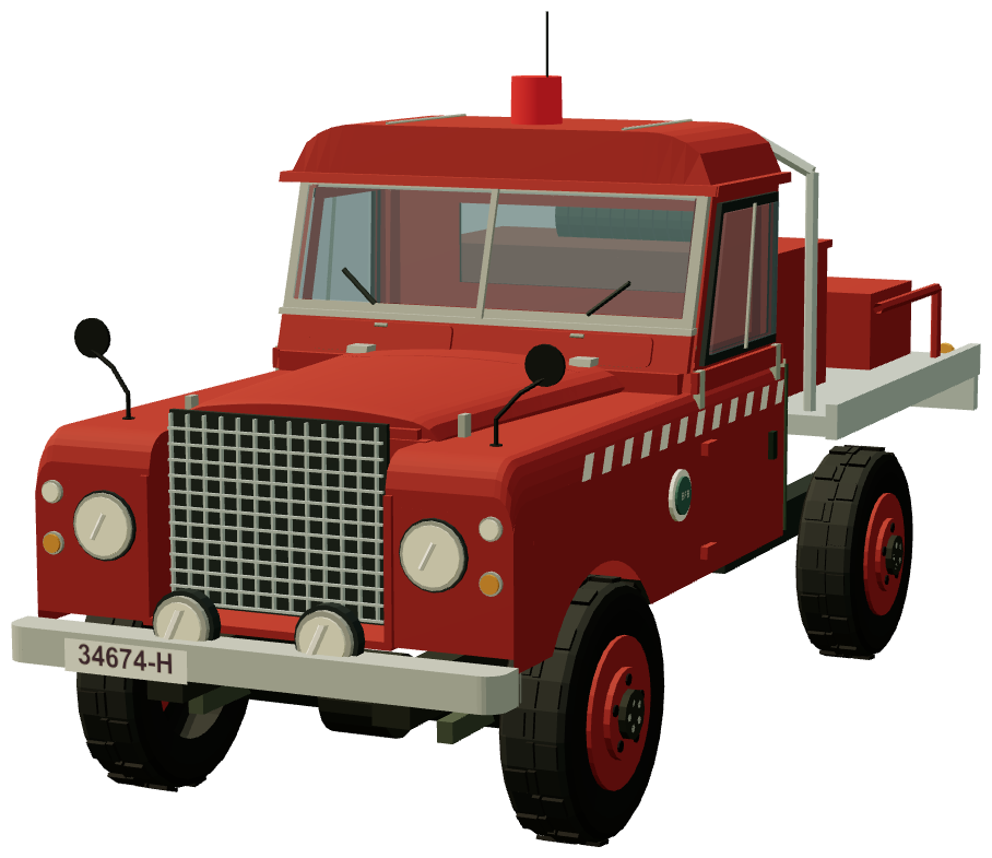 Outback Fire Brigade Tanker — front three-quarter render