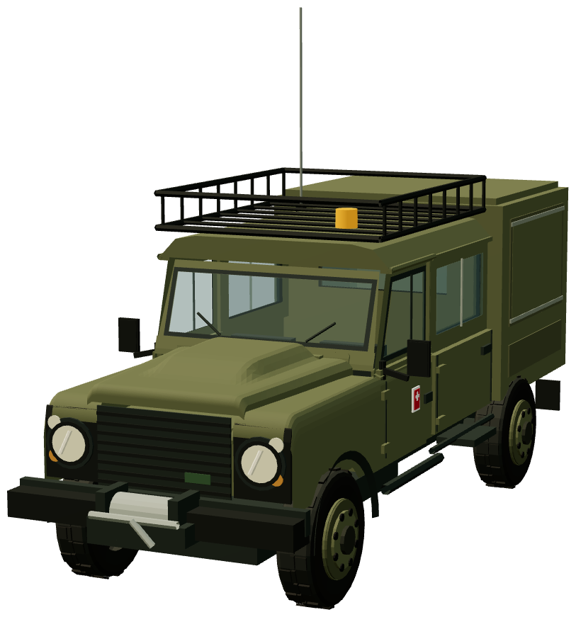 CBRN Runner Shelter — front three-quarter render
