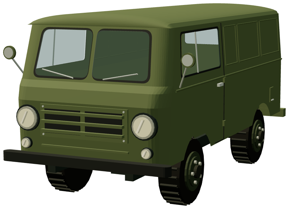 Venets Loaf Van — front three-quarter render