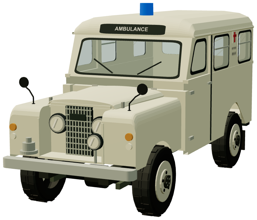 Medbody Ambulance — front three-quarter render